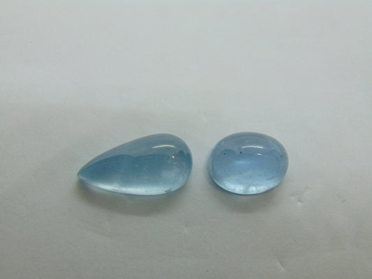 Cabochão Aquamarine 12,50ct 18x9mm 12x10mm