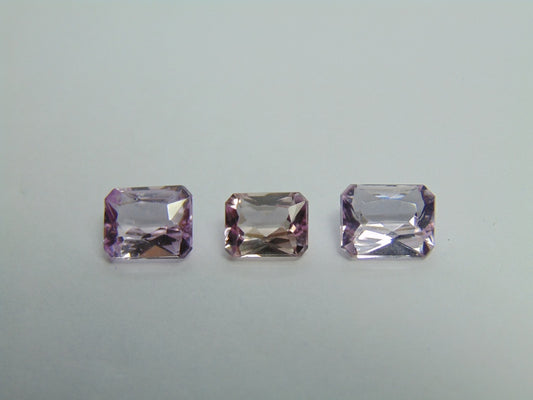 9.80ct Kunzite Set 10x8mm 9x7mm