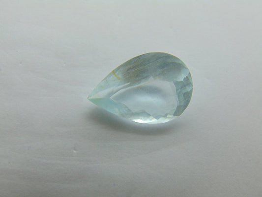 Aquamarine 9,05ct com agulha 18x13mm