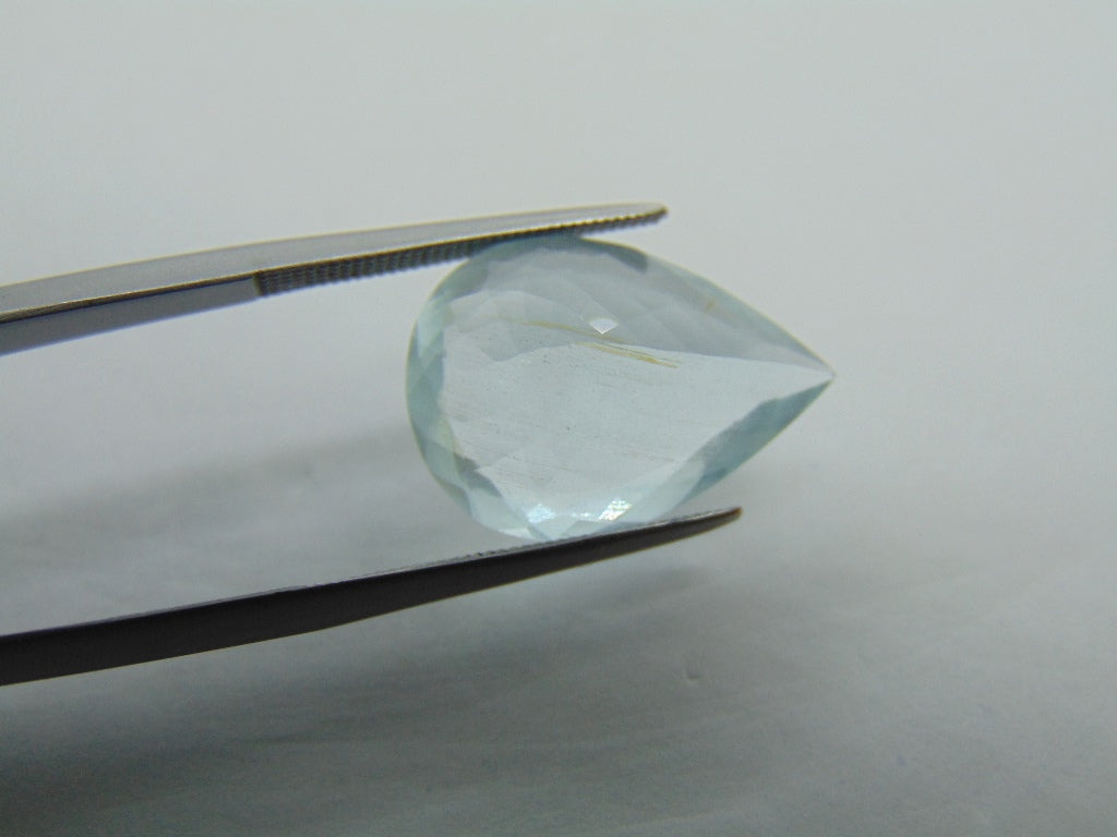 Aquamarine 9,05ct com agulha 18x13mm