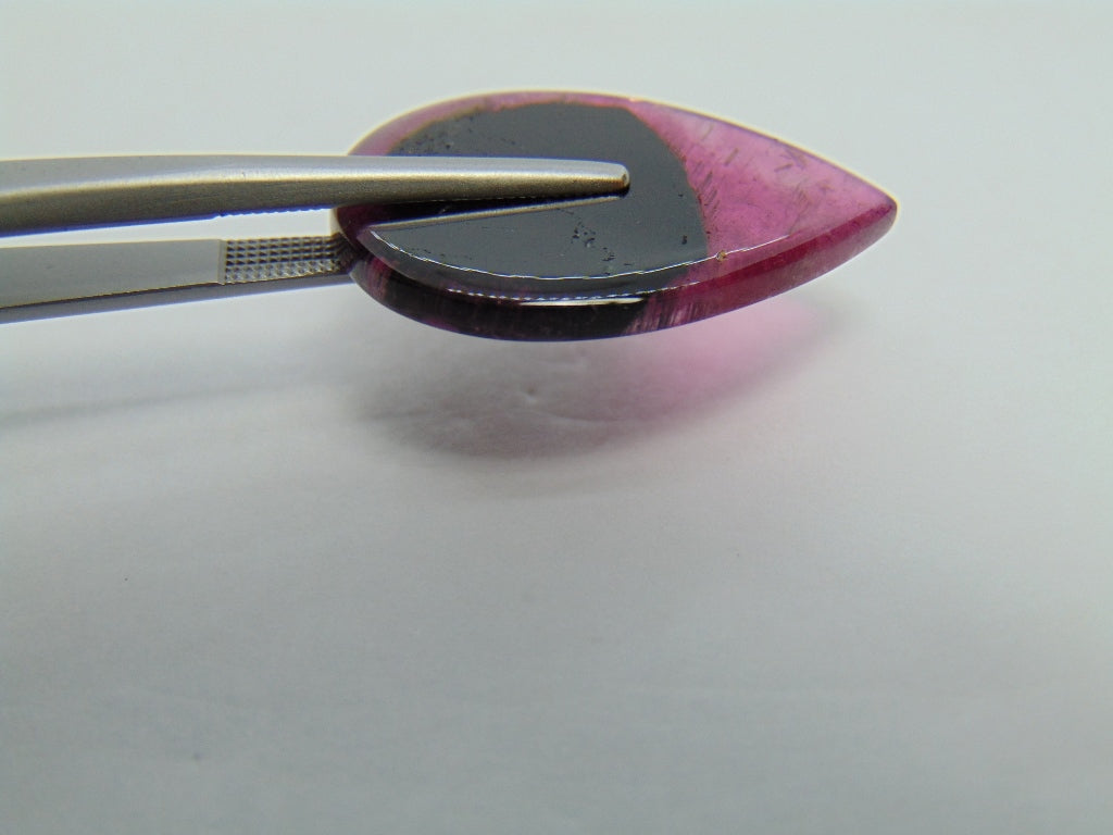 14,40ct Turmalina Bicolor 26x18mm