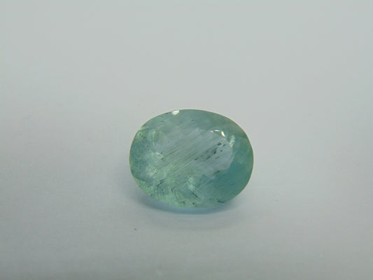 Água-marinha 16,80 ct com agulha 19x15mm