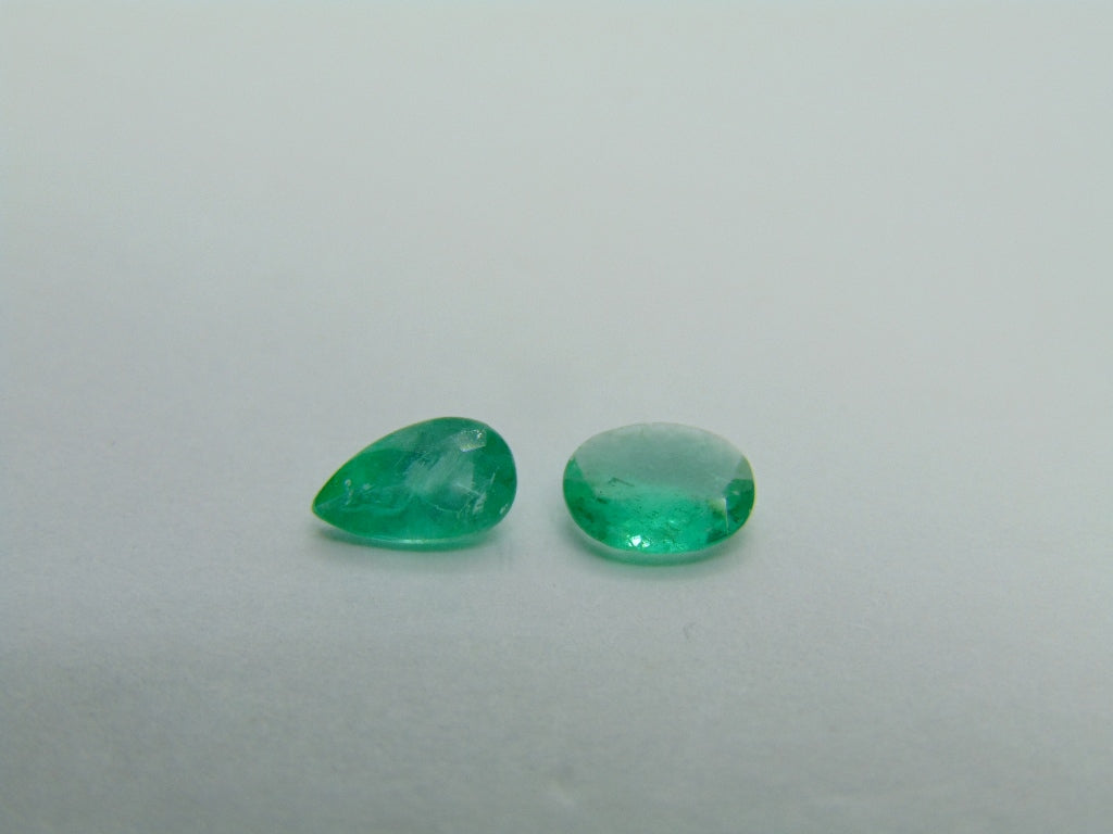 Esmeralda 0,79ct 7x4mm 6x5mm