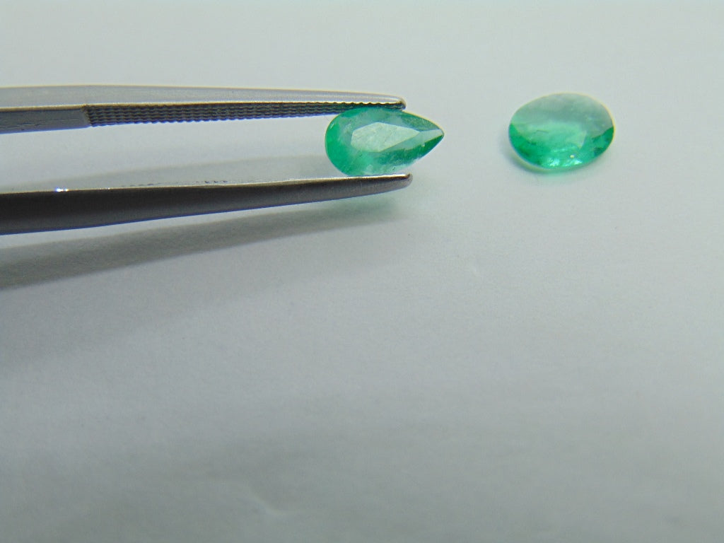 Esmeralda 0,79ct 7x4mm 6x5mm