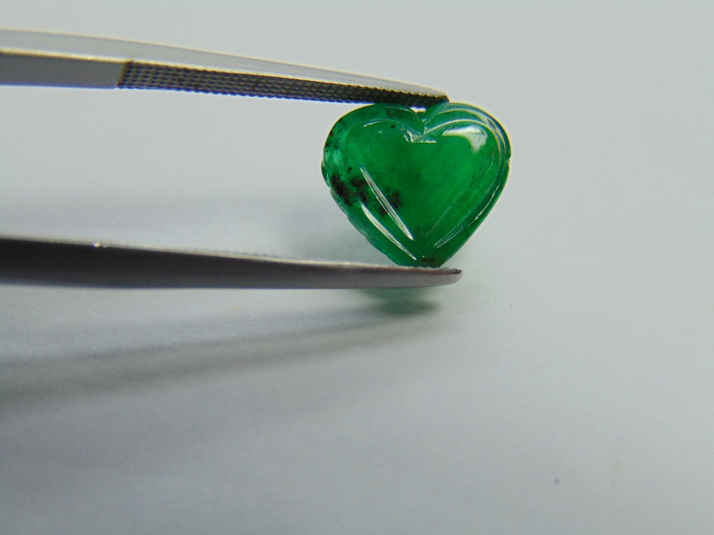 3.69ct Esmeralda 9mm