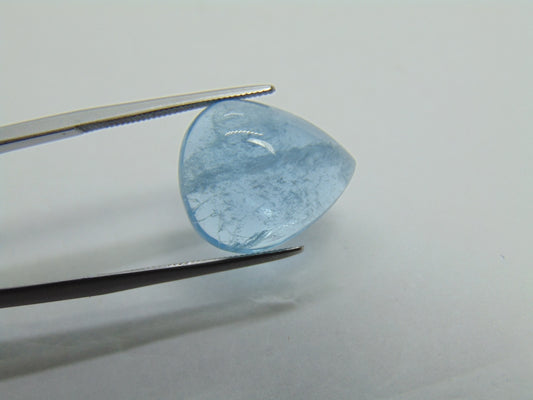 9,80 ct Aquamarine Cabochon 16x14mm