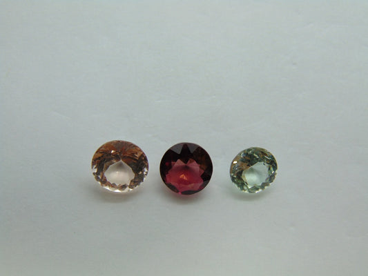 4,90 ct Turmalina Mix 8mm 7,5mm 7mm