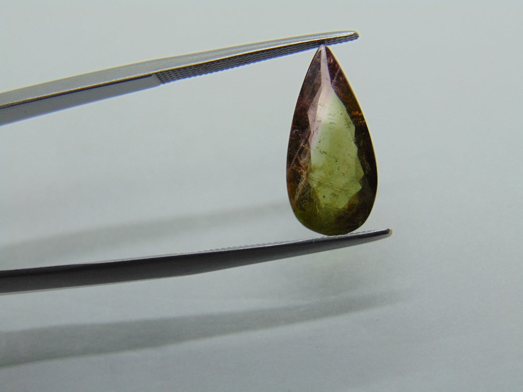 Turmalina Bicolor 3,44ct 17x8mm