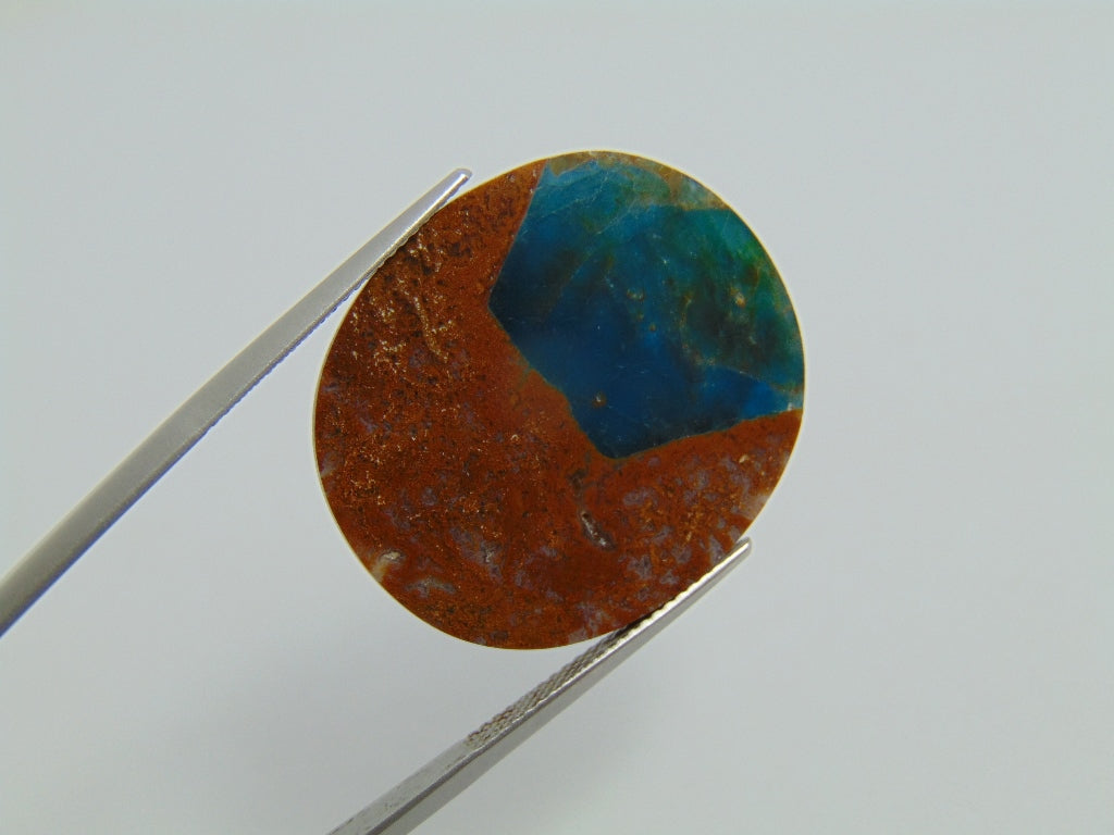 22.20ct Jasper with Apatite 28x25mm