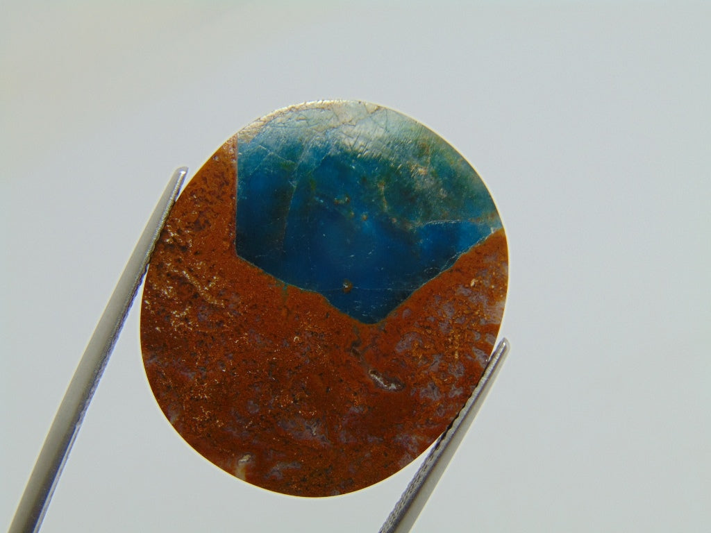 22.20ct Jasper with Apatite 28x25mm
