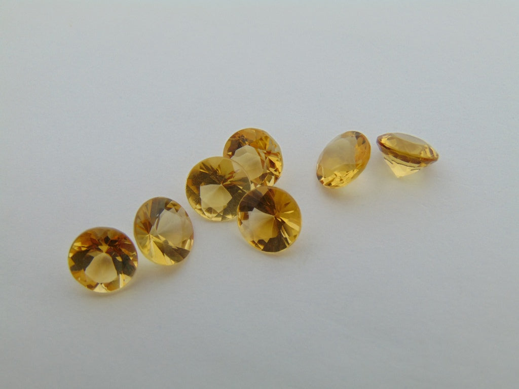 Citrino Calibrado 8mm 11.60ct