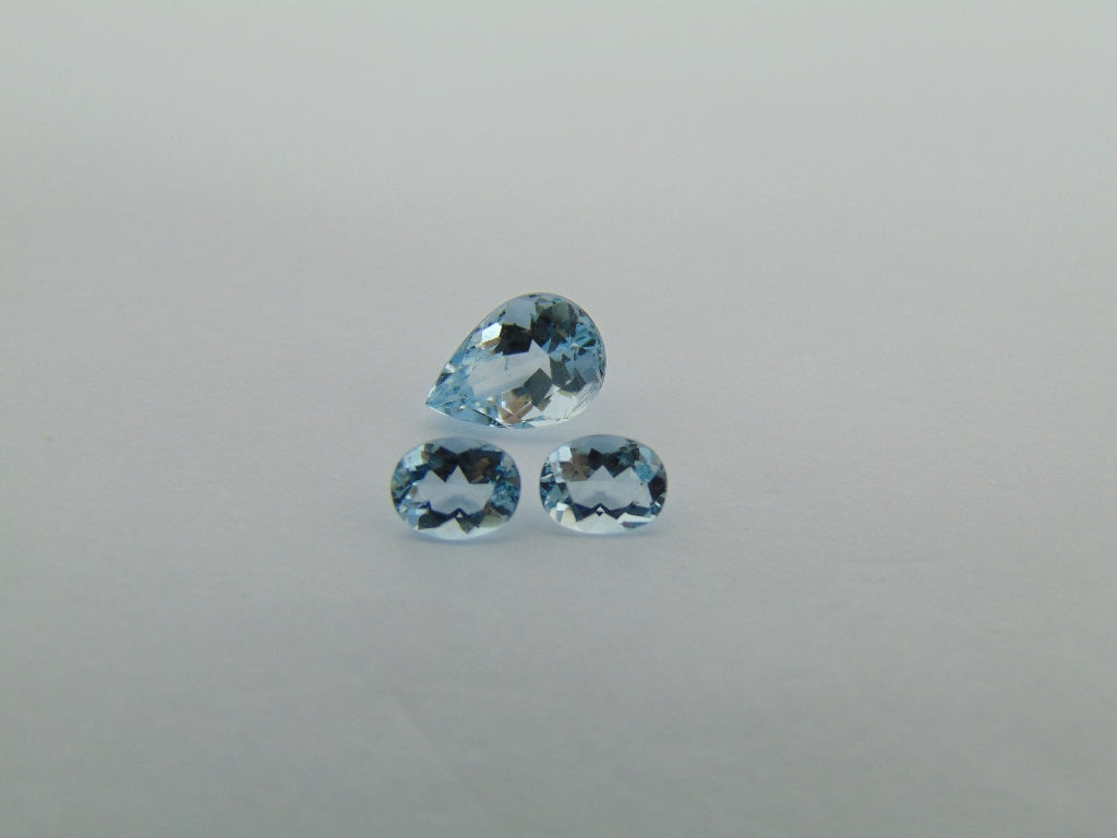 2.50cts Aquamarine (Set)