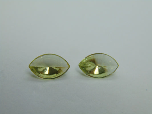 4.60ct Beryl Green Pair 14x9mm