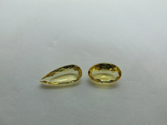 4,35 ct Berilo 15x6mm 11x8mm