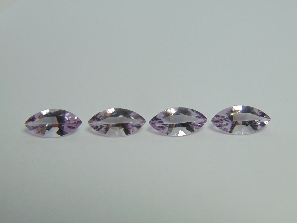 14.60ct Amethyst Rose France Calibrated 16x8mm