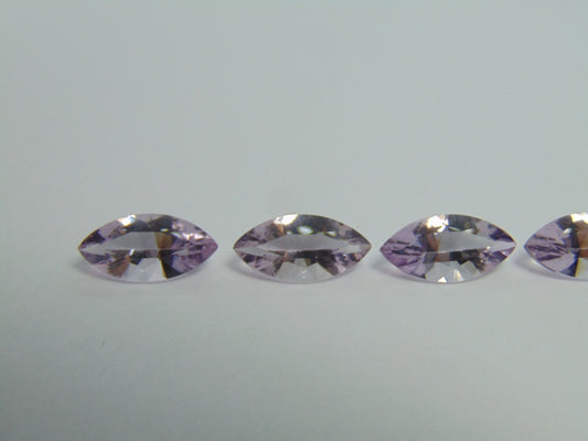 14,60ct Rosa Ametista França Calibrado 16x8mm