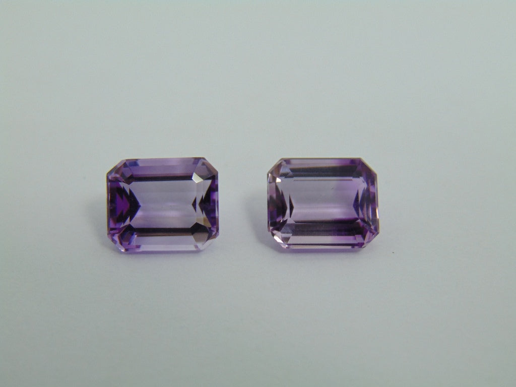 9.30cts Amethyst (Pair)