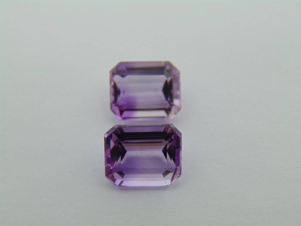 9.30cts Amethyst (Pair)