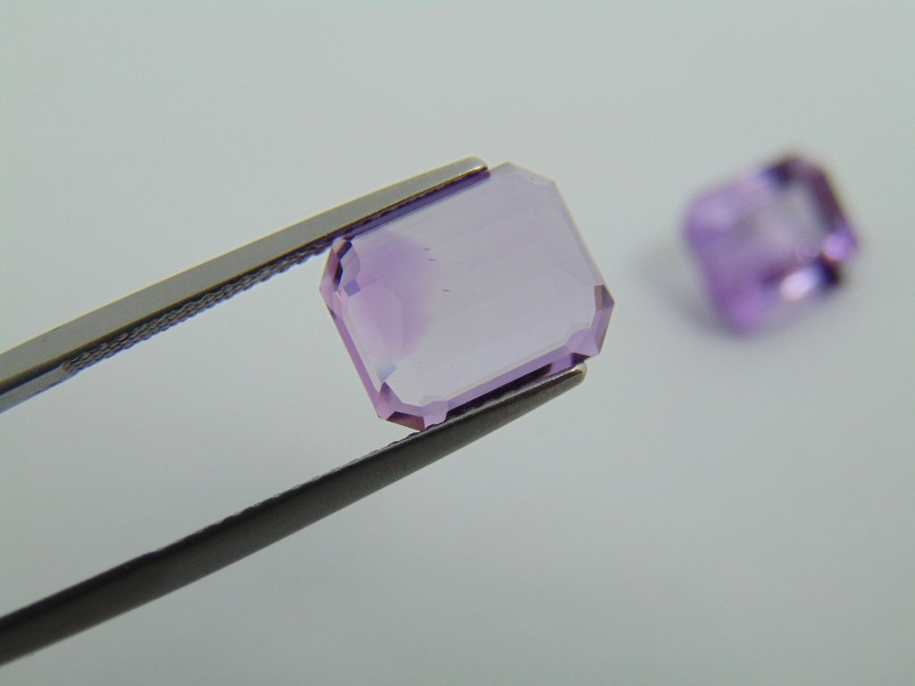 9.30cts Amethyst (Pair)