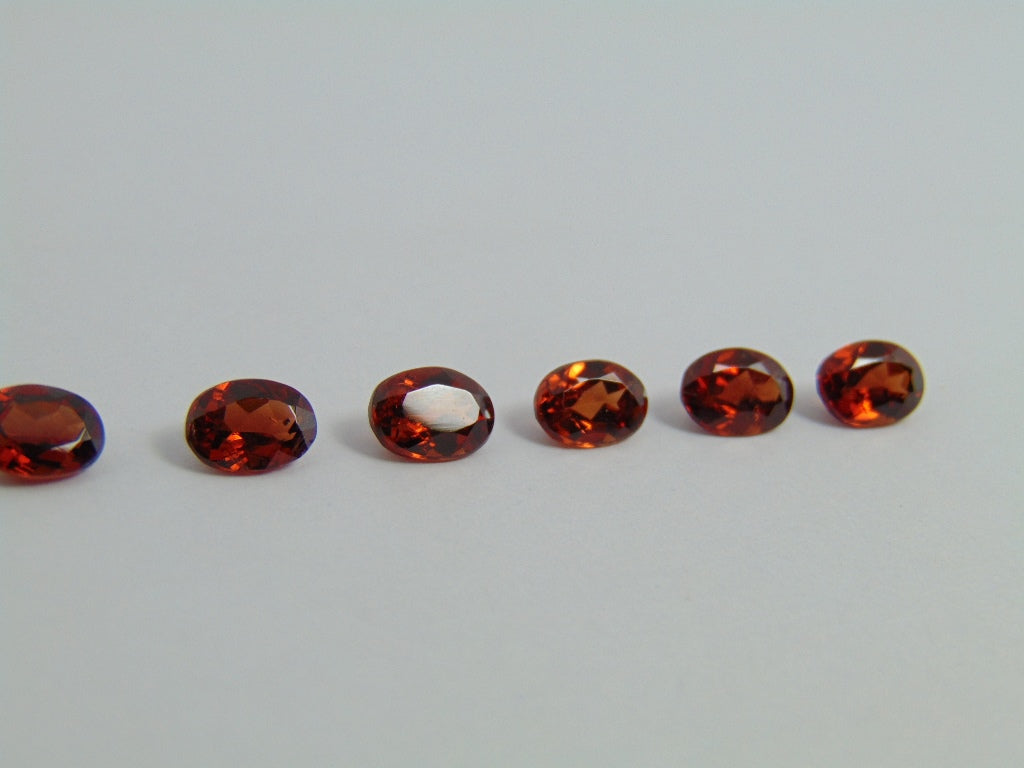 8.70ct Granada Espessartita Calibrada 7x5mm