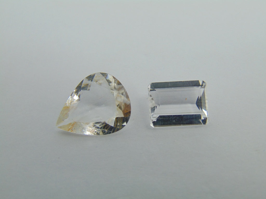 16,40ct Topázio 17x14mm 13x10mm