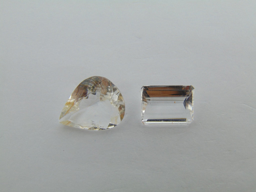 16,40ct Topázio 17x14mm 13x10mm