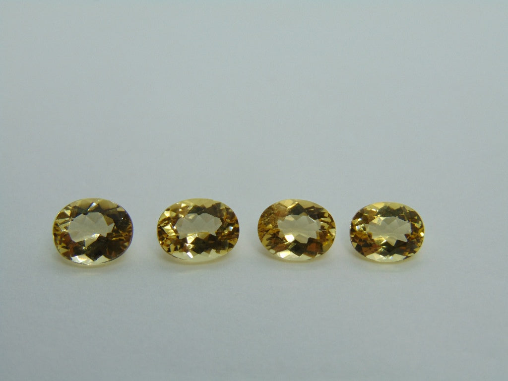 5.80ct Beryl 9x7.5mm / 8.5x7mm / 9x7mm / 8x6.5mm