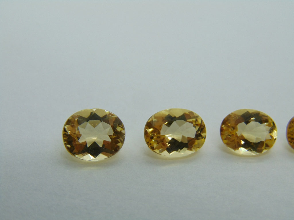5.80ct Beryl 9x7.5mm / 8.5x7mm / 9x7mm / 8x6.5mm