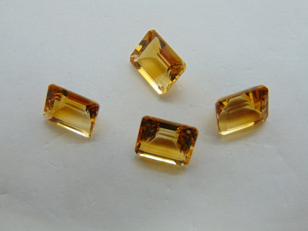 12,40ct Citrino Calibrado 10x8mm