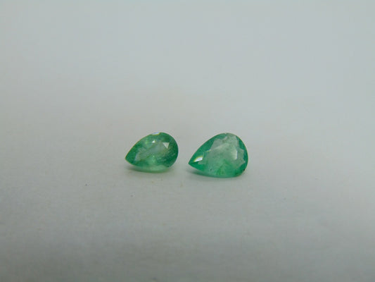 1,55ct Esmeralda 7x5mm 8x6mm