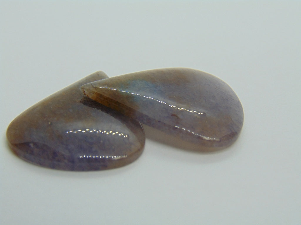 Par de Cacoxenita 42,20ct 31x25mm