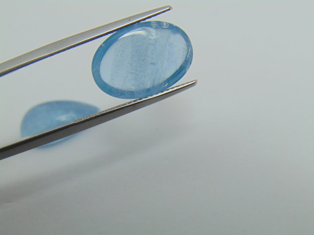 Cabochão Aquamarine de 10,75 ct