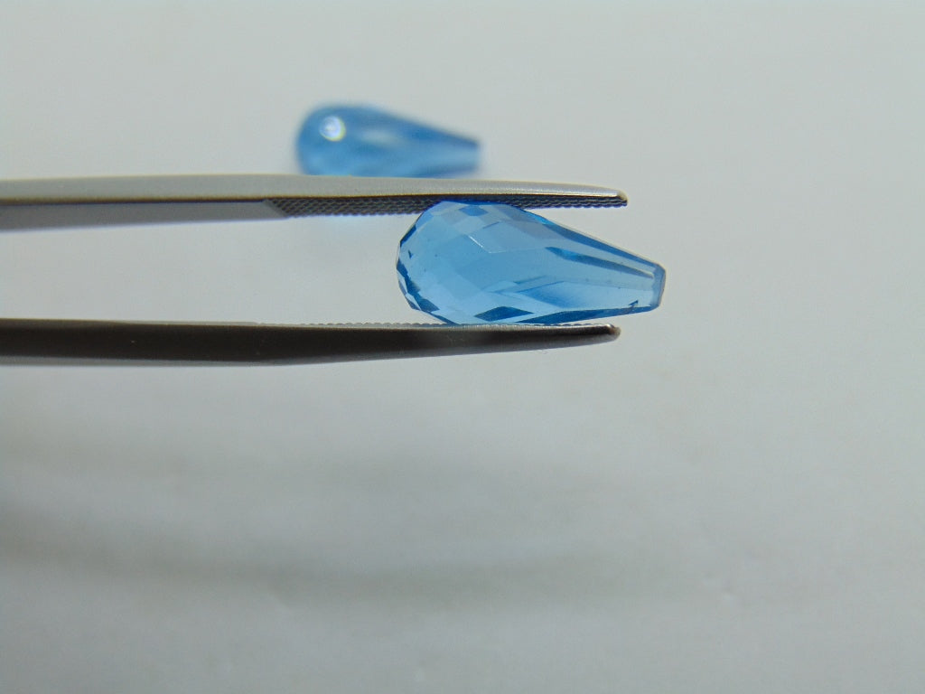 Par de Topázio 8,05ct 13x6mm