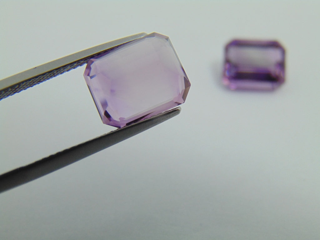 9.15cts Amethyst (Pair)