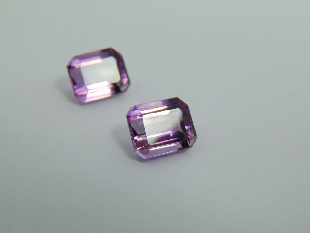9.15cts Amethyst (Pair)