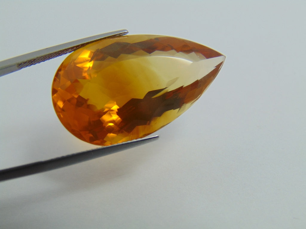 36.90ct Citrine Bicolor 30x8mm