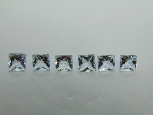 5,70ct Aquamarine Calibrado 6mm