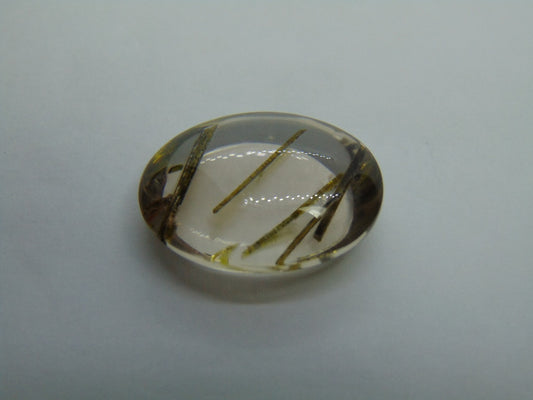 27,80 quilates de quartzo epídoto 24 x 12 mm