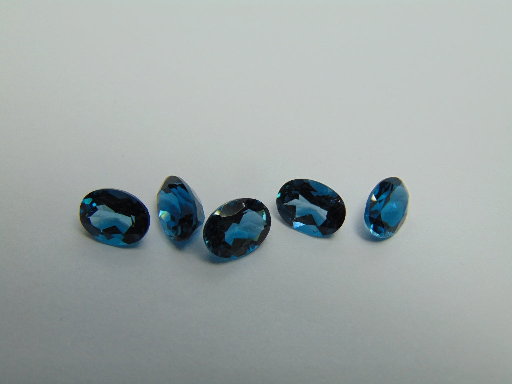 7.55ct Topázio London Calibrado 8x6mm