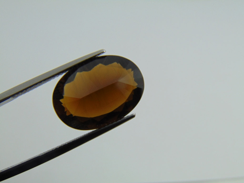 Quartzo Fumê 10,60 ct 18x13mm