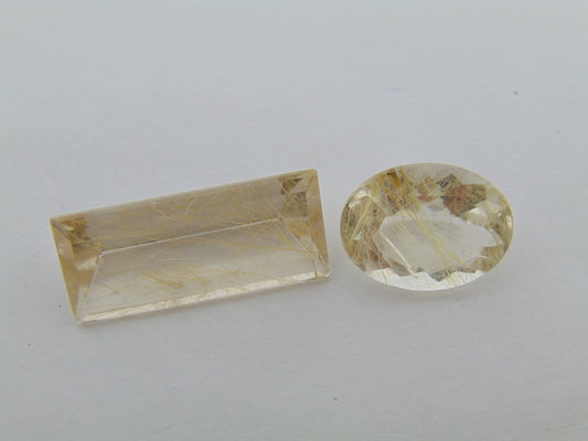 21.50cts Rutile 24x10mm 16x12mm
