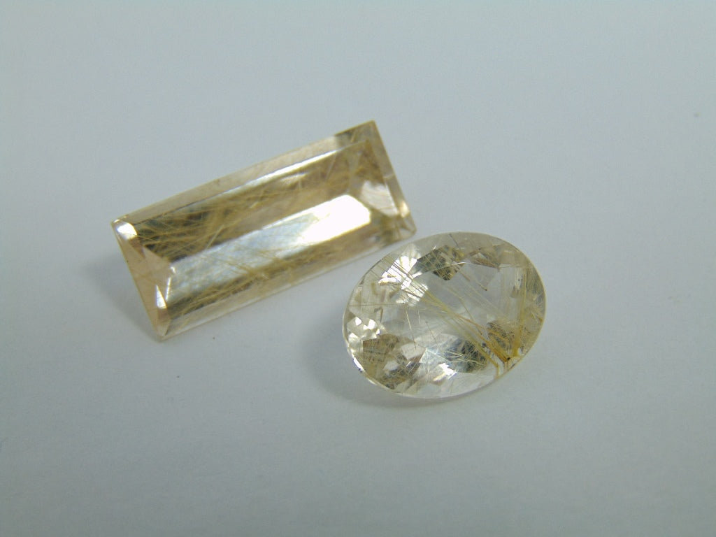 21,50cts Rutilo 24x10mm 16x12mm