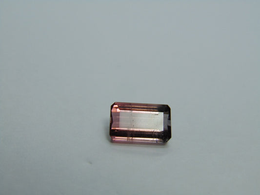 4.10ct Turmalina Bicolor 11x7mm