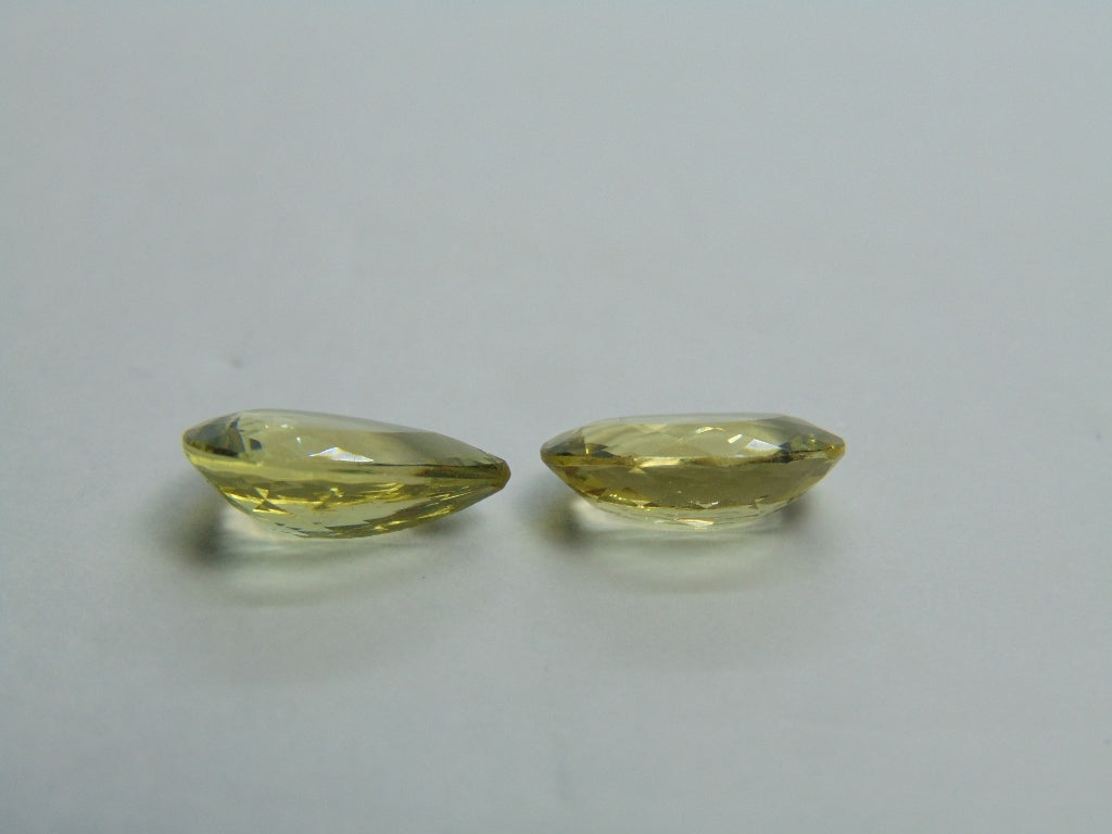 5,65ct Berilo 13x9mm 12x8mm