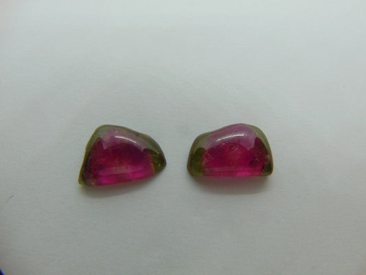 15.90ct Watermelon Tourmaline 17x11mm 16x11mm