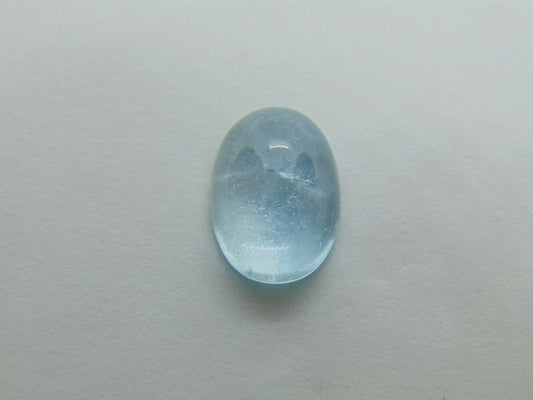 7,75 ct Aquamarine Cabochão 15x11mm