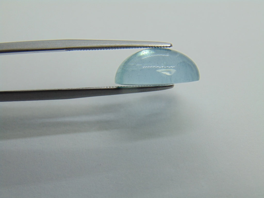 7,75 ct Aquamarine Cabochão 15x11mm