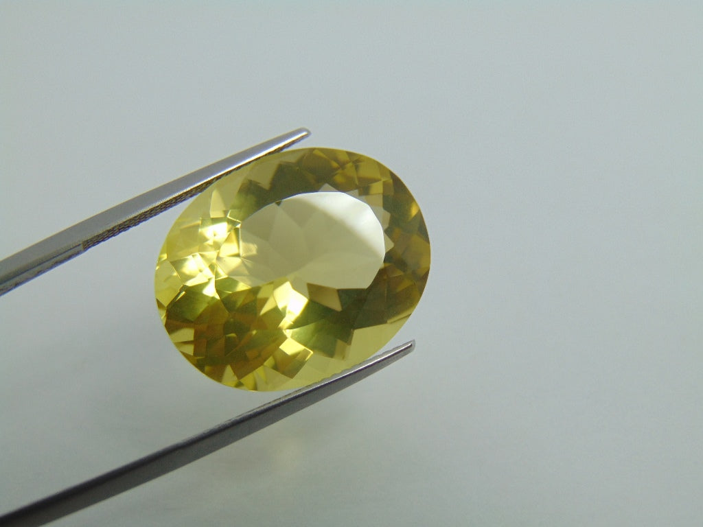 21.90cts Quartz (Green Gold)