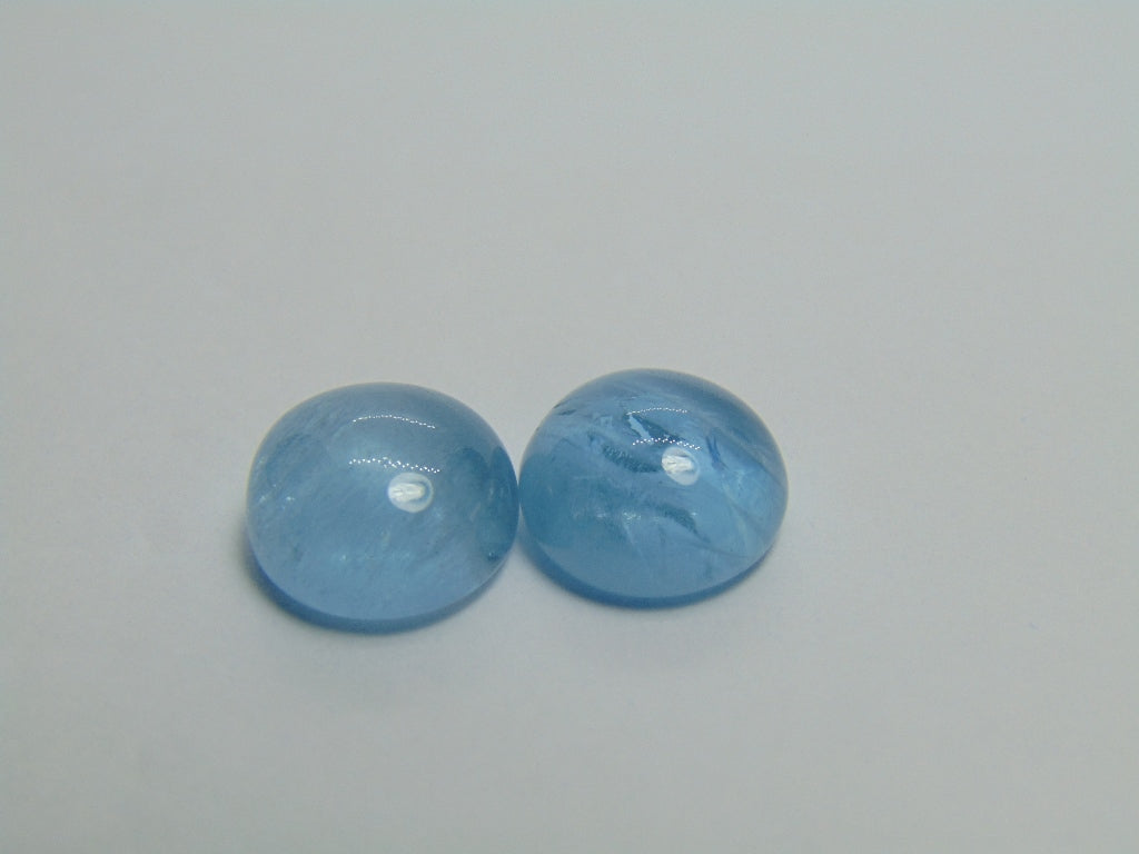 Cabochão Aquamarine de 13,50 ct