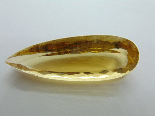 46.85ct Beryl With Needle 44x16mm